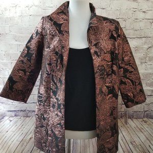 Alex Evenings Black Bronze Dressy Party Jacket